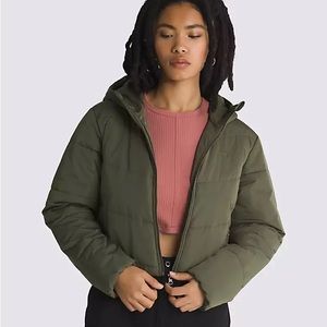 Vans cropped puffer